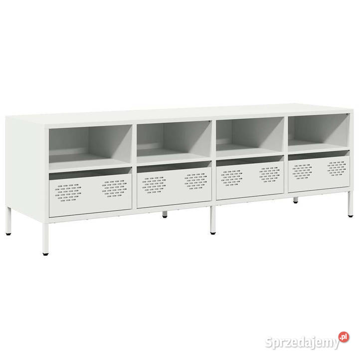 Szafka RTV biała 135x39x435 stal walcowana na RTV Warszawa