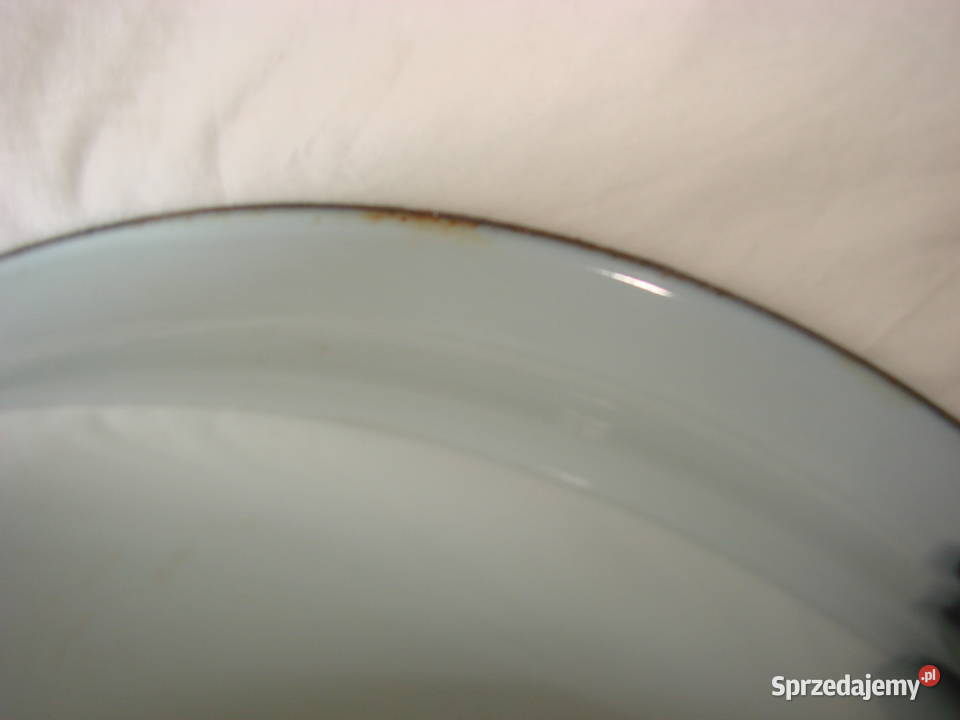 duża emaliowana miska PRL Pruszcz Gdański