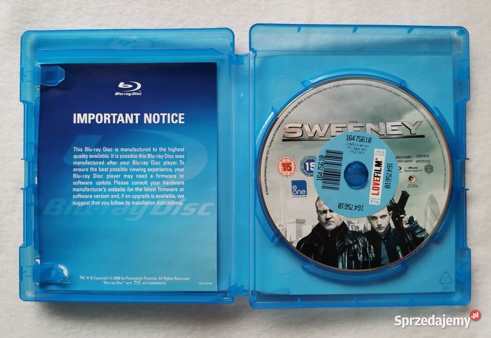 Sweeney Lotna Brygada Bluray En 2012 łódzkie Wytrzyszczki