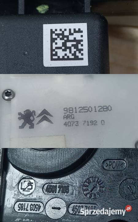 PEUGEOT 2008 208 ZAMEK DRZWI LEWY TYŁ 9812501280 Karoseria wielkopolskie