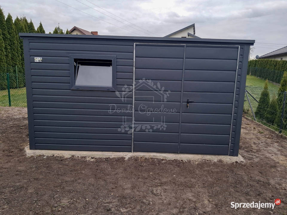 Schowek domek ogrodowy 4x2m brama dwuskrzydłowa Katowice