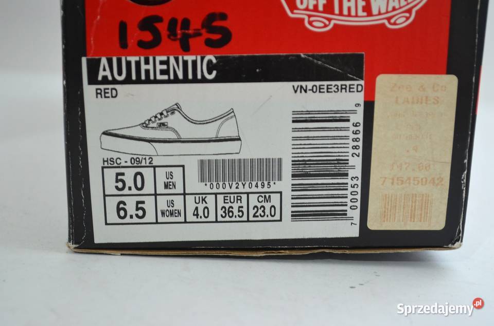 Vans damskie buty 365 tkanina Bochnia