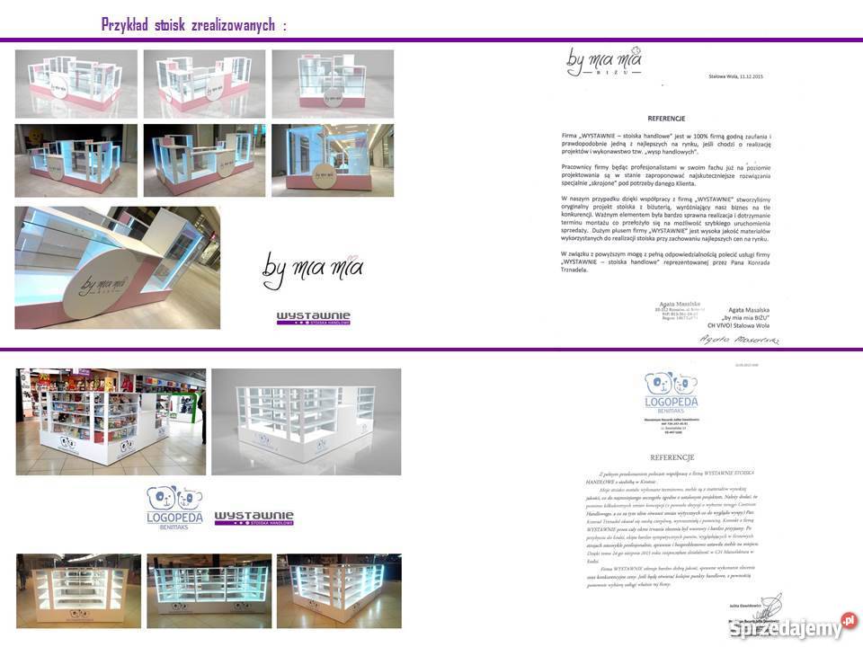 Wyspa handlowa wycena transport montaż