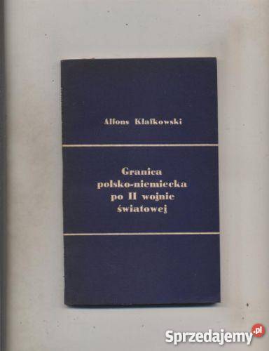 Granica polskoniemiecka II wojnie światowej sprzedam