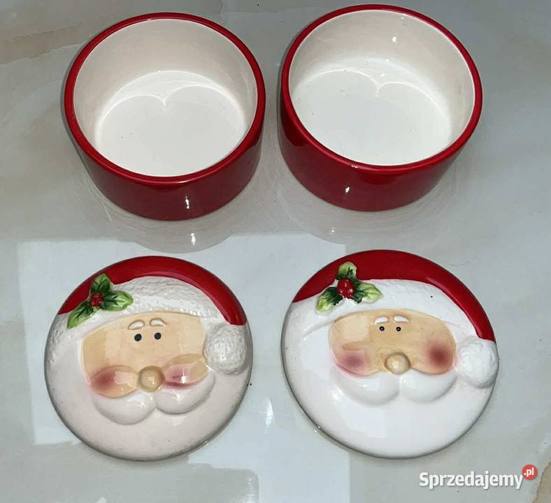 Pojemnik puzderko Mikołaj Boże Narodzenie Ozdoba