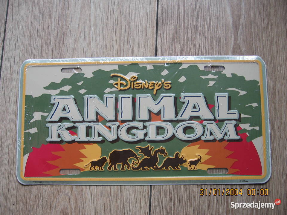 Tablica rejestracyjna Disney Animal Kingdom Lew podkarpackie Przemyśl