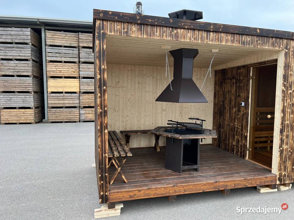Modern Sauna Ogrodowa Grill House Relax Room Puńsk