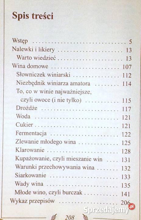 Nalewki likiery i wina domowe Małgorzata Caprari lubelskie Chełm