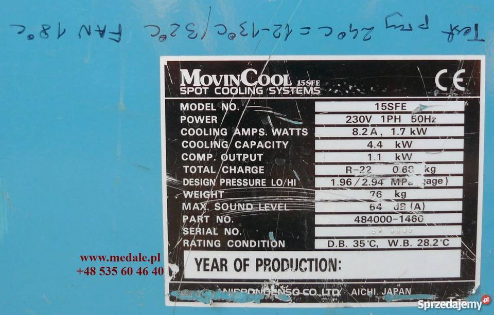 Japoński Klimatyzator przenośny Klimatyzacja Kraków