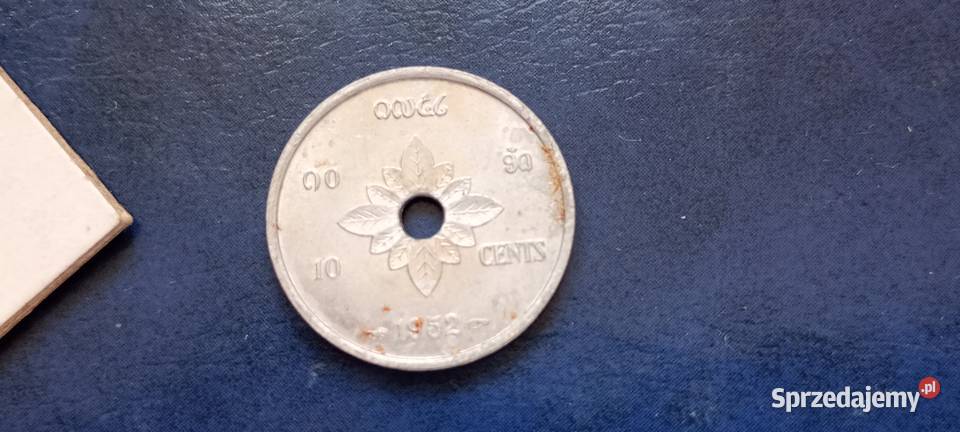 Stare monety 10 cent 1952 Laos podkarpackie Lesko