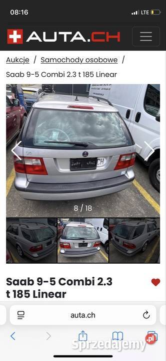 Saab 95 23t Szwajcaria Dosin