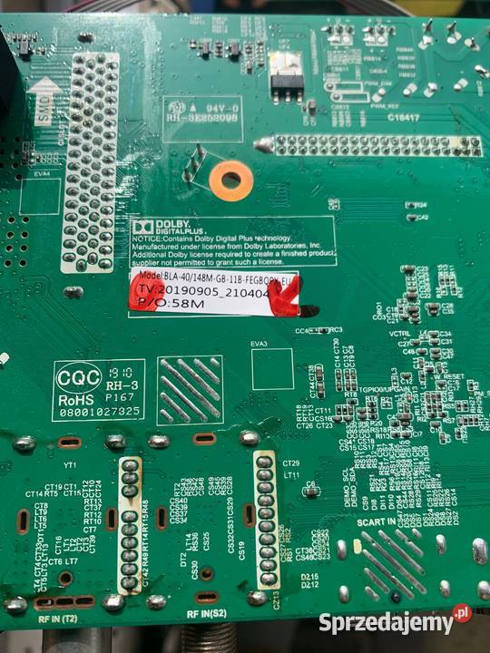 Tv blaupunkt błąd40148m płyta sygnałowa Gościeradów Ukazowy