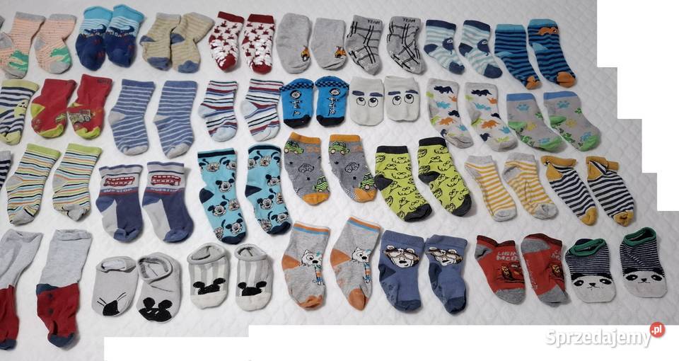 Skarpety dziecięce chłopięce mix 48 lat 40 par chłopiec Czeladź