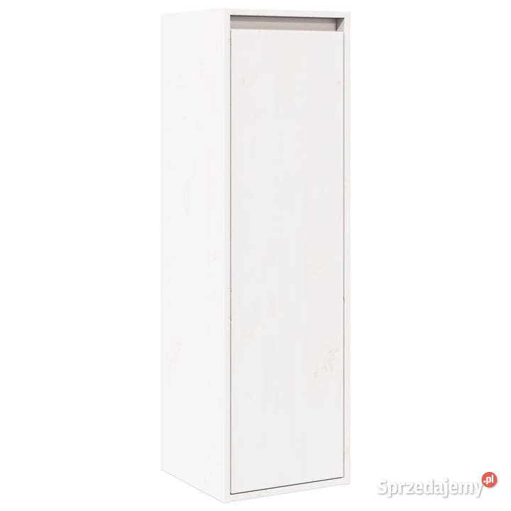 Szafki ścienne 2 białe 30x30x100 drewno sosnowe Półki Warszawa