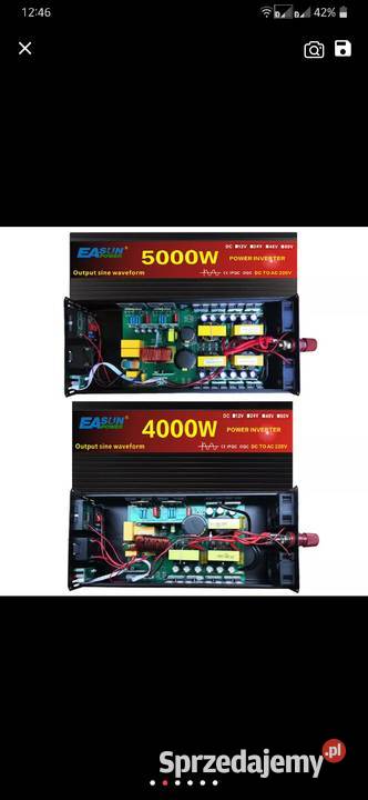 Przetwornica napięcia 12V DC 230V AC 2000W4000W Gorlice