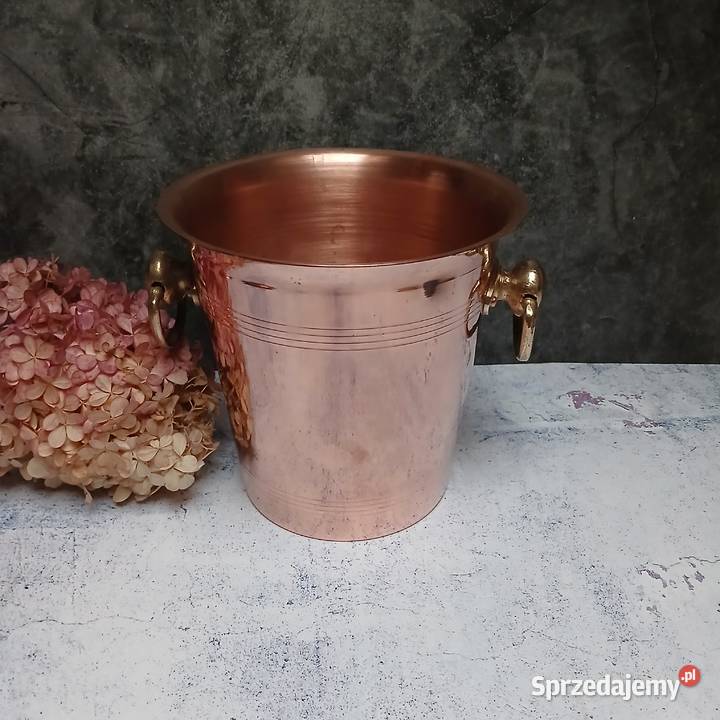 Miedziany cooler miedziany pojemnik na wino Warszawa sprzedam