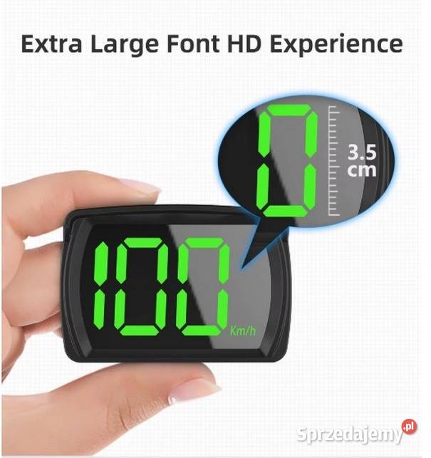 Speedometer prędkościomierz na GPS Smart LED HUD Pozostałe Kraków