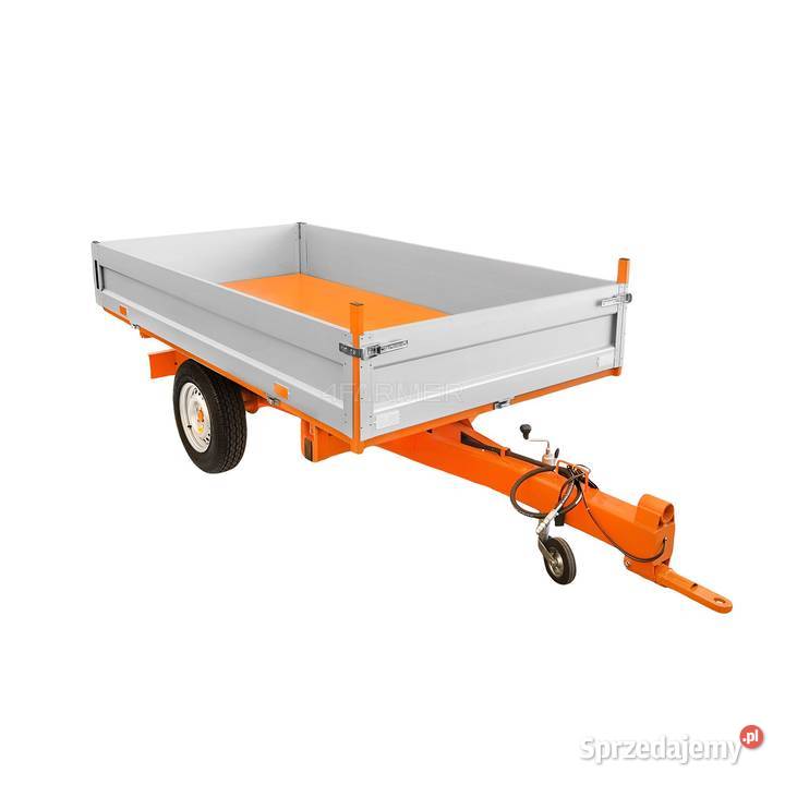 Przyczepa rolnicza jednoosiowa 2T ALU Geograss Tajęcina sprzedam