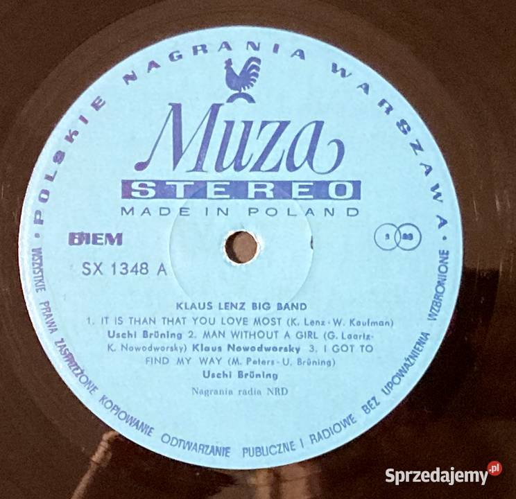 Klaus Lenz Big Band Płyty i kasety Szczecin sprzedam