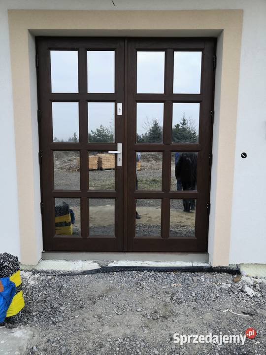 DRZWI ZEWNĘTRZNE WYKONYWANE Z DREWNA DARMOWA Dom i Ogród Legionowo sprzedam