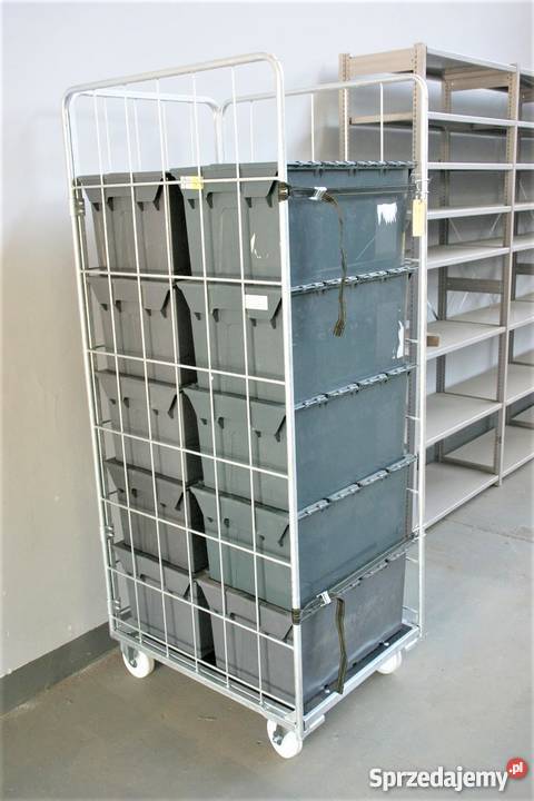 Pojemniki magazynowe zamykane 600x400x300mm Dzierżoniów