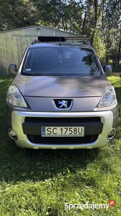 Peugeot Partner Teepe Outdoor 2009 16hdi 90 bez welurowa tapicerka śląskie Częstochowa