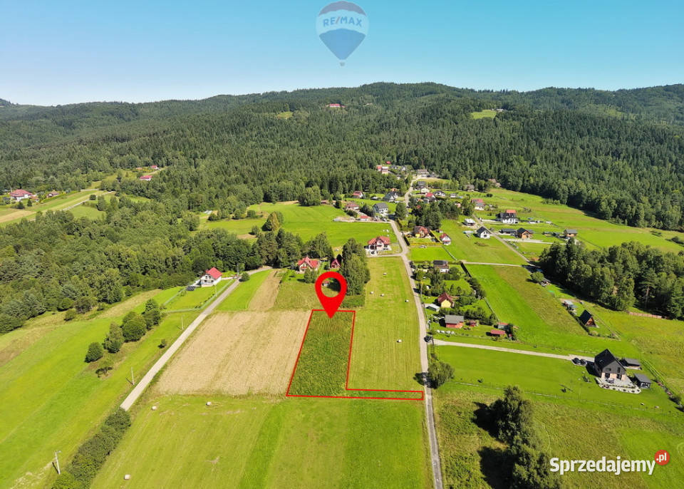 BLACK WEEKS Działka budowlana z widokiem na góry Ślemień