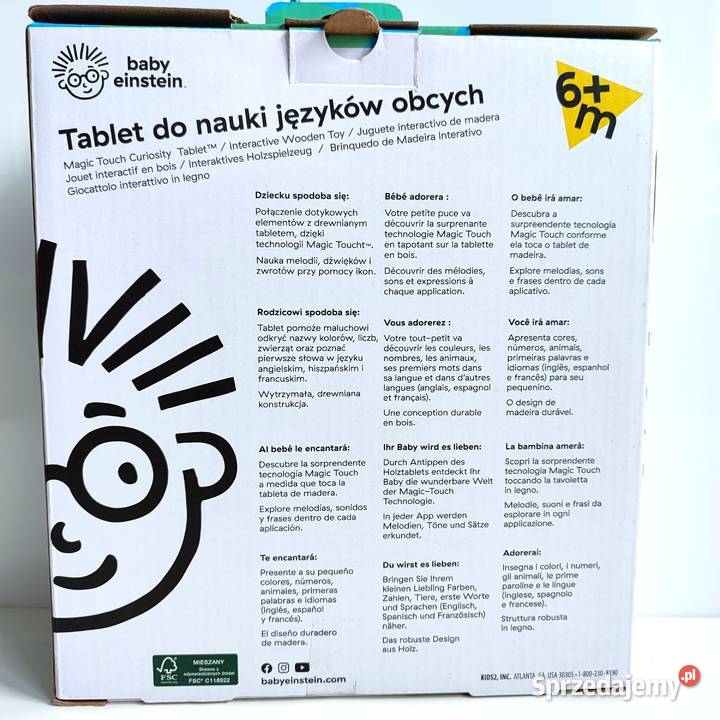 Tablet do nauki języków obcych Baby Einstein Katowice