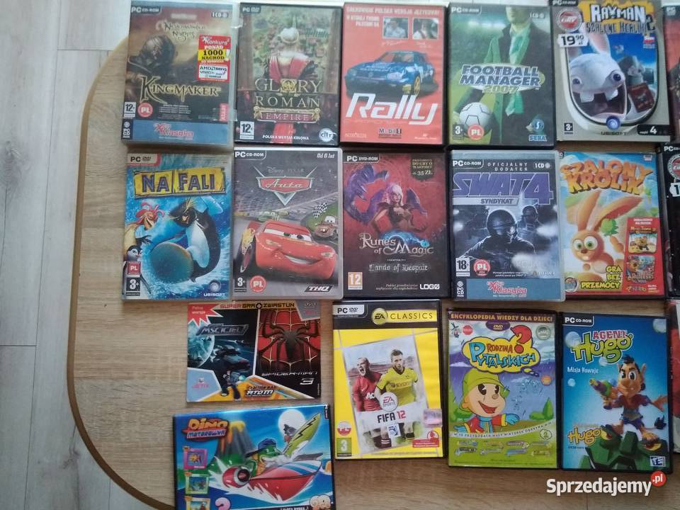 Gry PC z likwidowanej kolekcji Sosnowiec