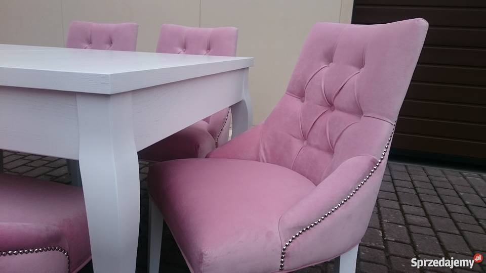 Nowe krzesło chesterfield pikowane z kołatką Stoły, krzesła, biurka Toruń