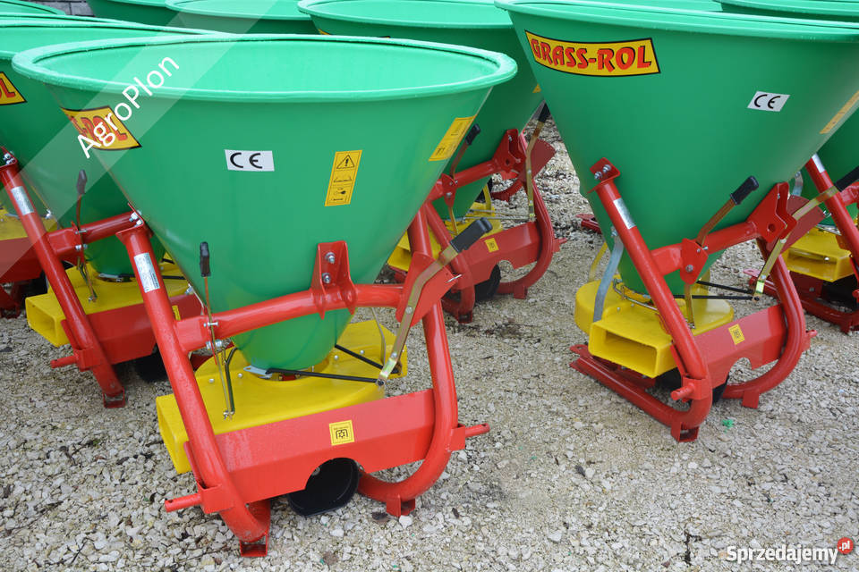 WZMOCNIONY Rozsiewacz do nawozów GRASS ROL Lejek Kraśnik