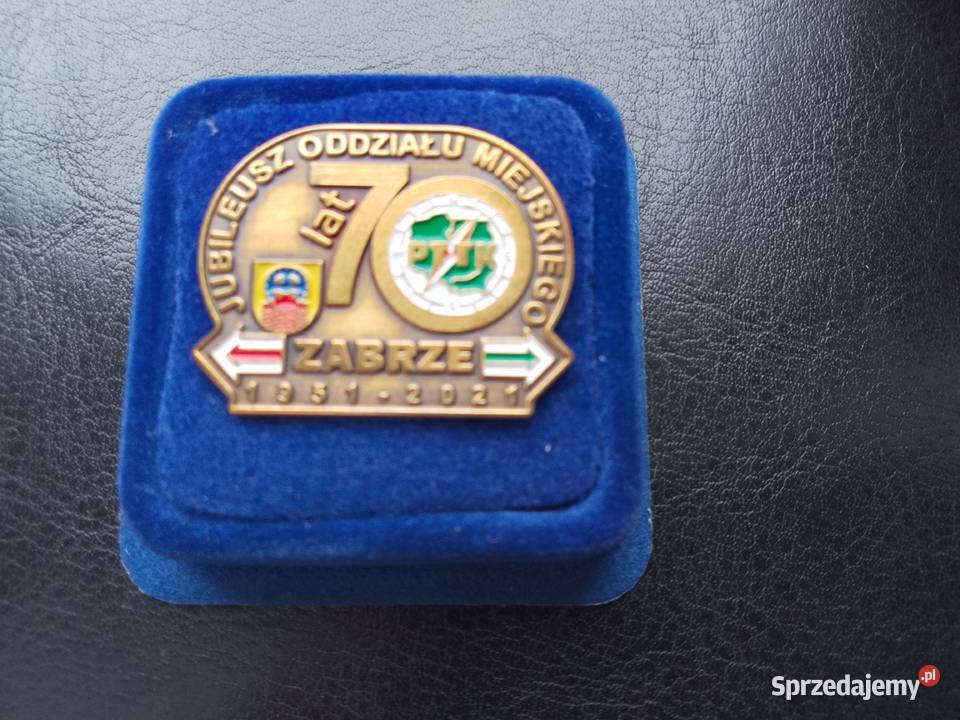 Odznaka Jubileuszowa 70 lat Oddziału PTTK w śląskie