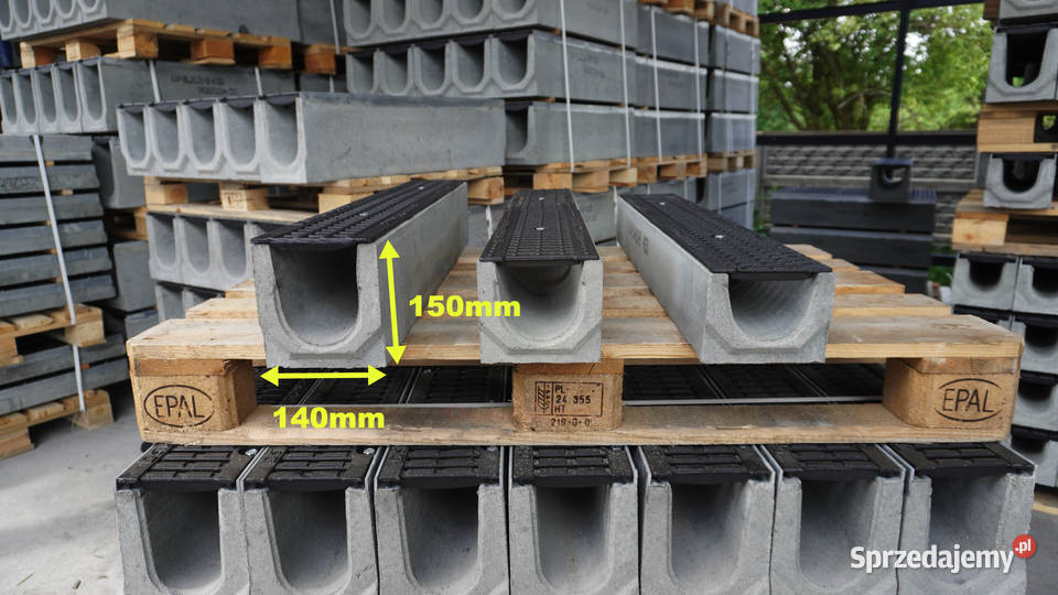 ODWODNIENIE LINIOWE B125 14x15 Betonowe Żeliwo Wrocław