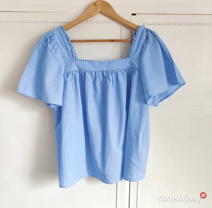 Niebieska bluzka w paski M 38 bawełna My niebieski zachodniopomorskie Szczecin