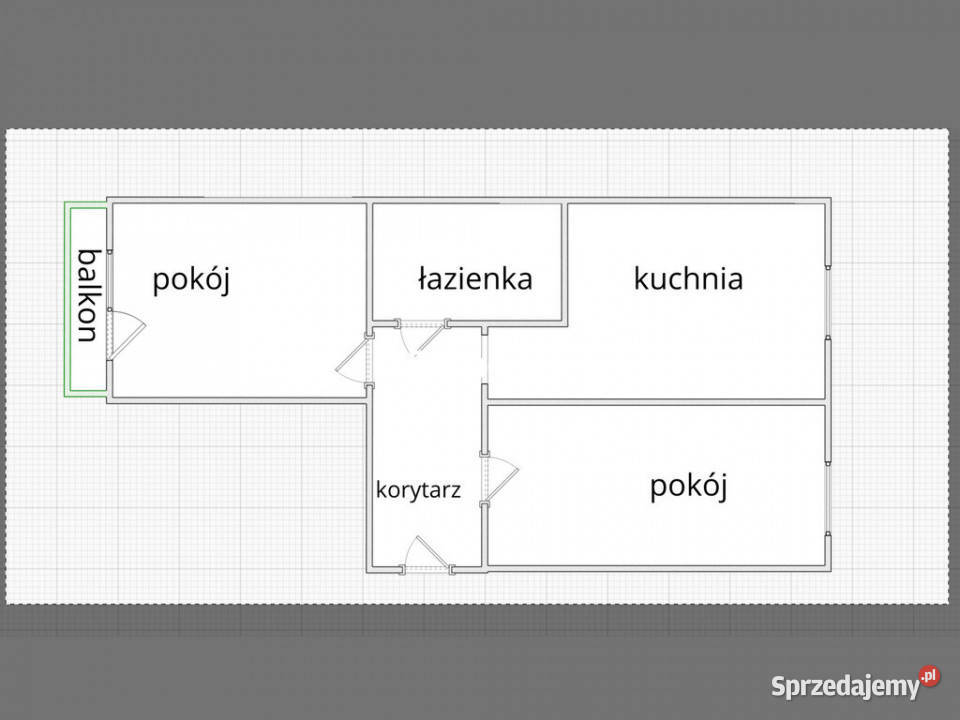Mieszkanie z potencjałem 2 pokoje 2 piętro Sprzedaż lubelskie Chełm