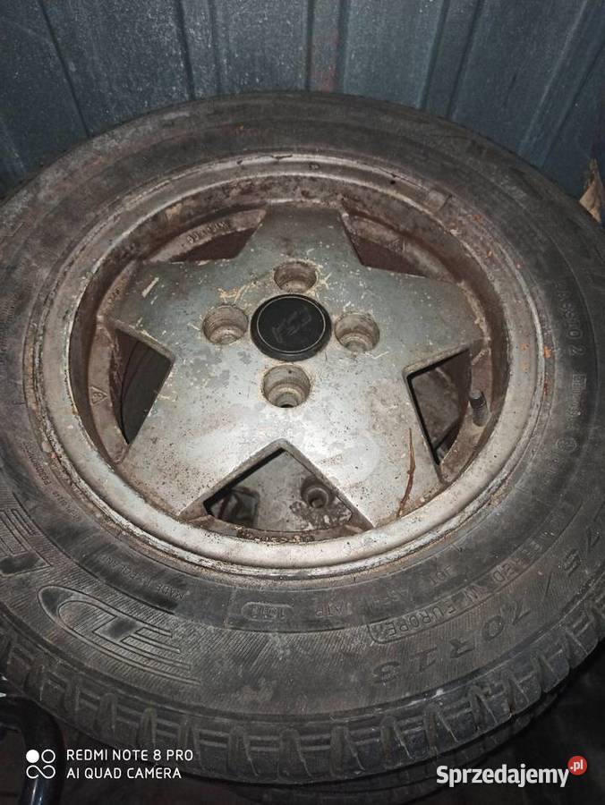 Felgi aluminiowe Polonez 13 4x100 osobowe Części Mielec sprzedam