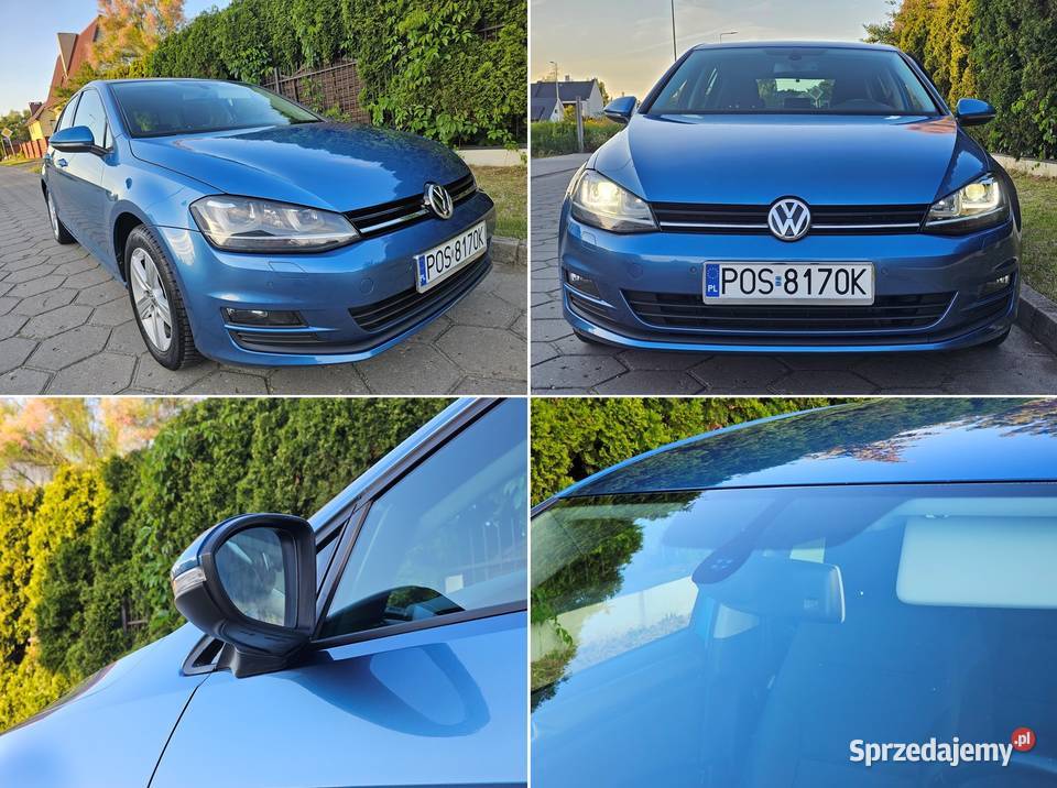 VW Golf VII 20 TDI 150 2013 r Zarej Bogate Zarejestrowany w Polsce Ostrów Wielkopolski