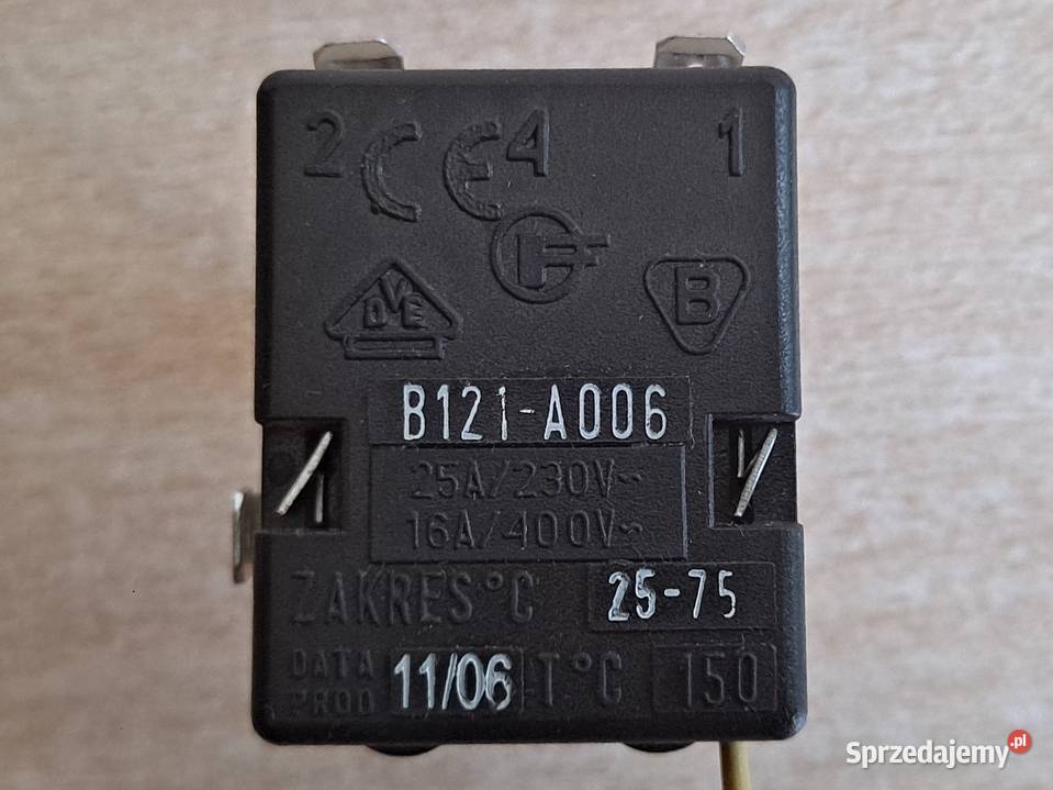 Termostat regulator temperatury B121A006 śląskie Cieszyn