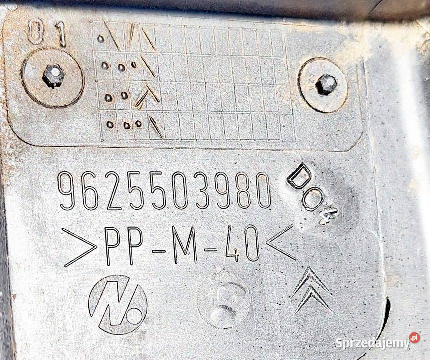 Citroen Peugeot Podstawa Akumulatora 9625503980