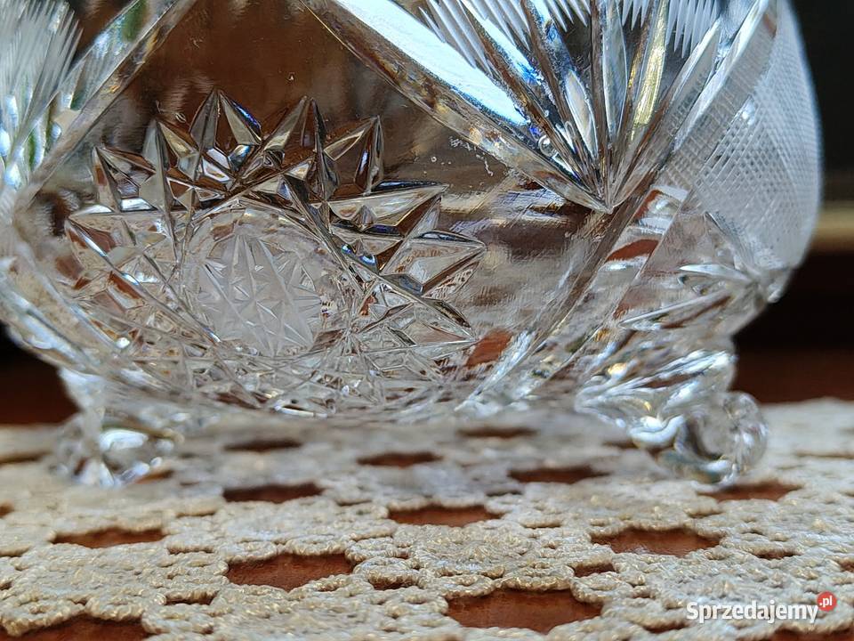 Cukiernica kryształ PRL Porcelana i szkło Legnica