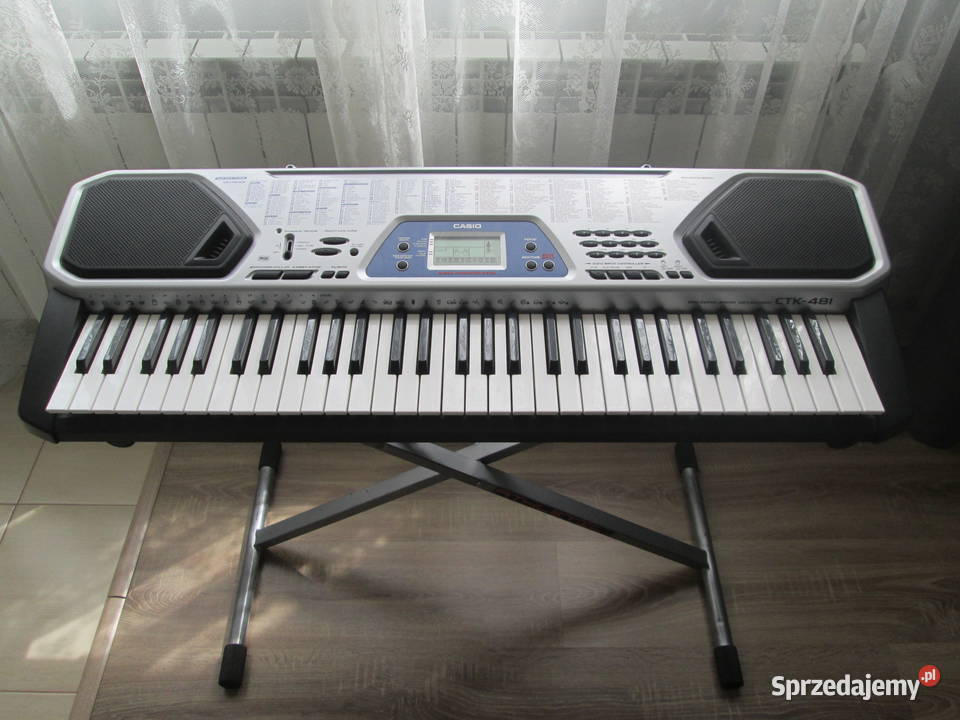 Keyboard CASIO CTK481 5 oktaw Torba Casio Brzostek