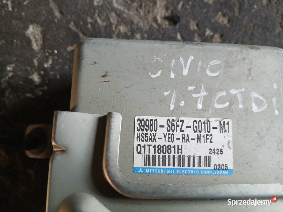 Sterownik wspomagania Honda Civic VII Komputery Części samochodowe Radłów
