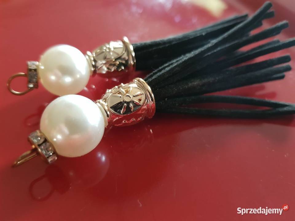 zawieszki przywieszki wisiorki kolczyki perły Kielce