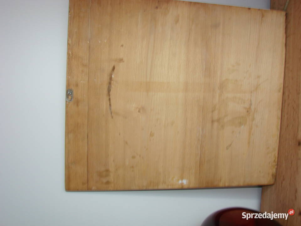 Brzoza drewniany inkrustowany obraz PRL Pruszcz Gdański sprzedam