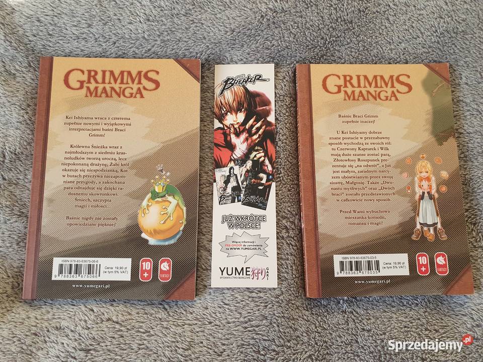 Grimms Manga zestaw 2 tomów wydanie 1 2012 Gdynia