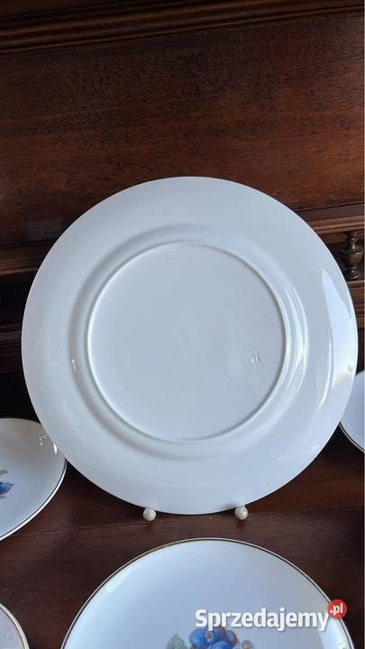 Patera i 5 talerzyków deserowych Z owocami