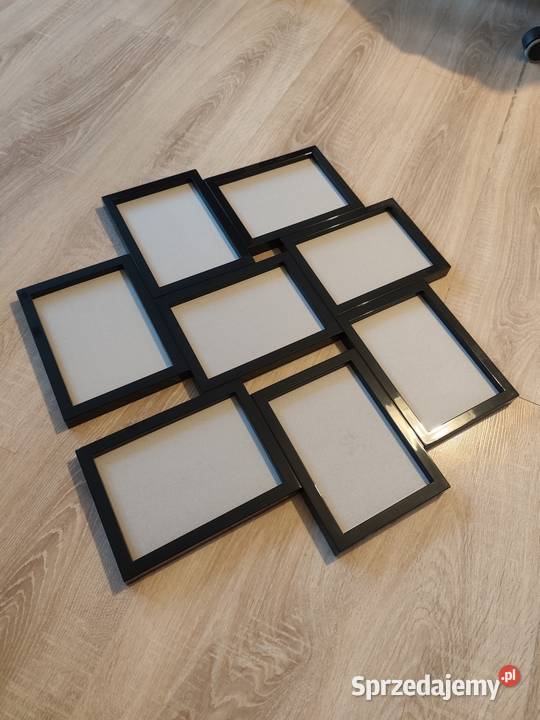 Ramka na zdjęcia Ikea Vaxbo czarna ramka na 8 Rzeszów