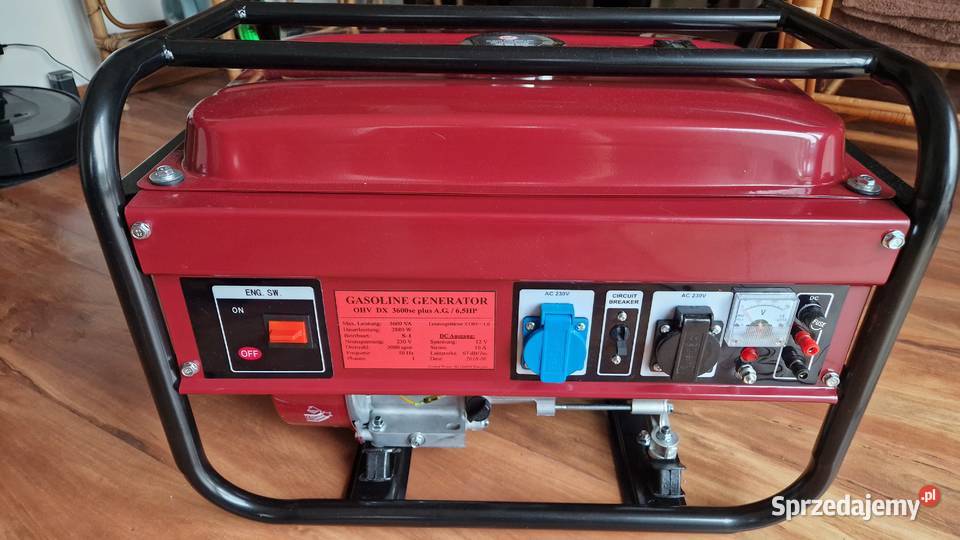 Agregat prądotwórczy 3kW 230V czysty Sinus OHV Gorzów Wielkopolski
