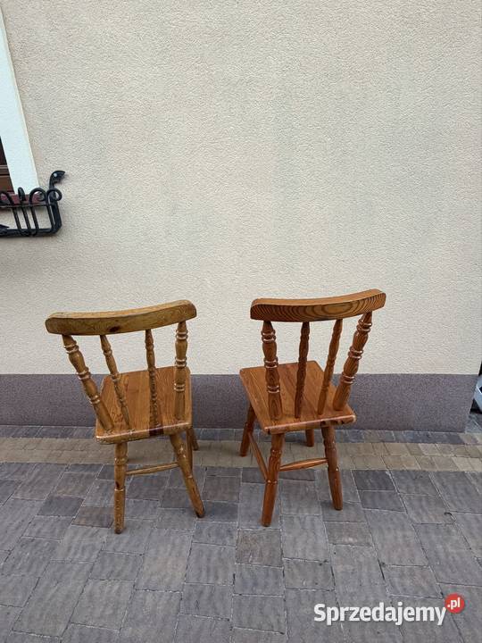 Krzesła drewniane vintage Dobrzyków