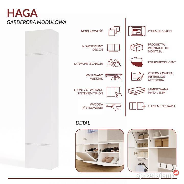 Szafa HAGA 1SZ 50cm sprzedam